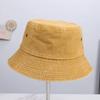 New Solid Color Simple Casual Versatile Small Fresh Bucket Hat Outdoor Travel Sunscreen Shows Small Temperament Basin Hat
