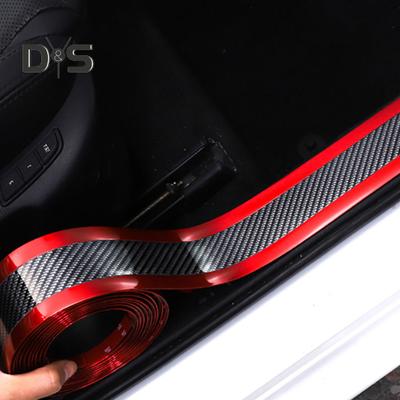 Wide Applications Car Door Sill Strip Cuttable Stylish Car Door Sill Protector Trim Sticker