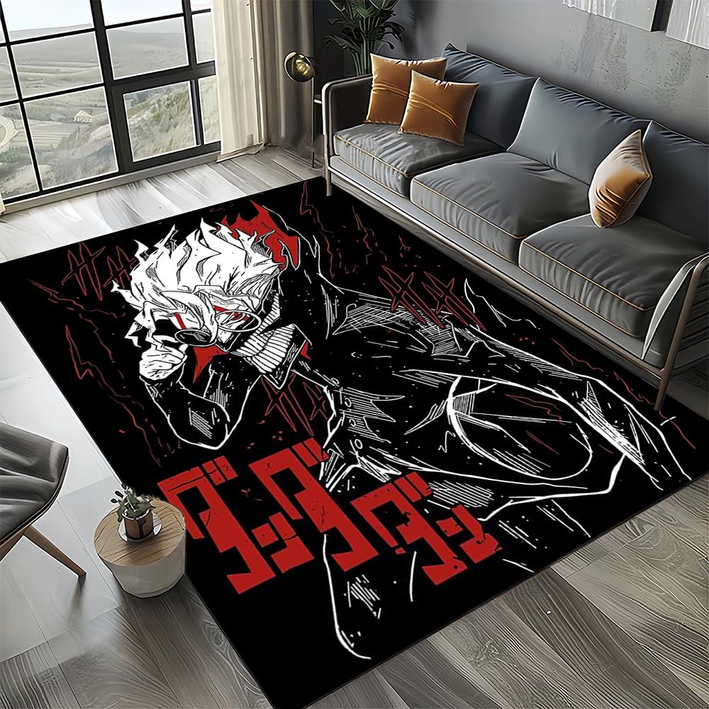 3D DAN DA DAN Anime Cartoon Teppich für Wohnzimmer Schlafzimmer Zuhause Sofa Dekoration, Kinder Spiel Rutschfeste Bodenmatte Geschenk