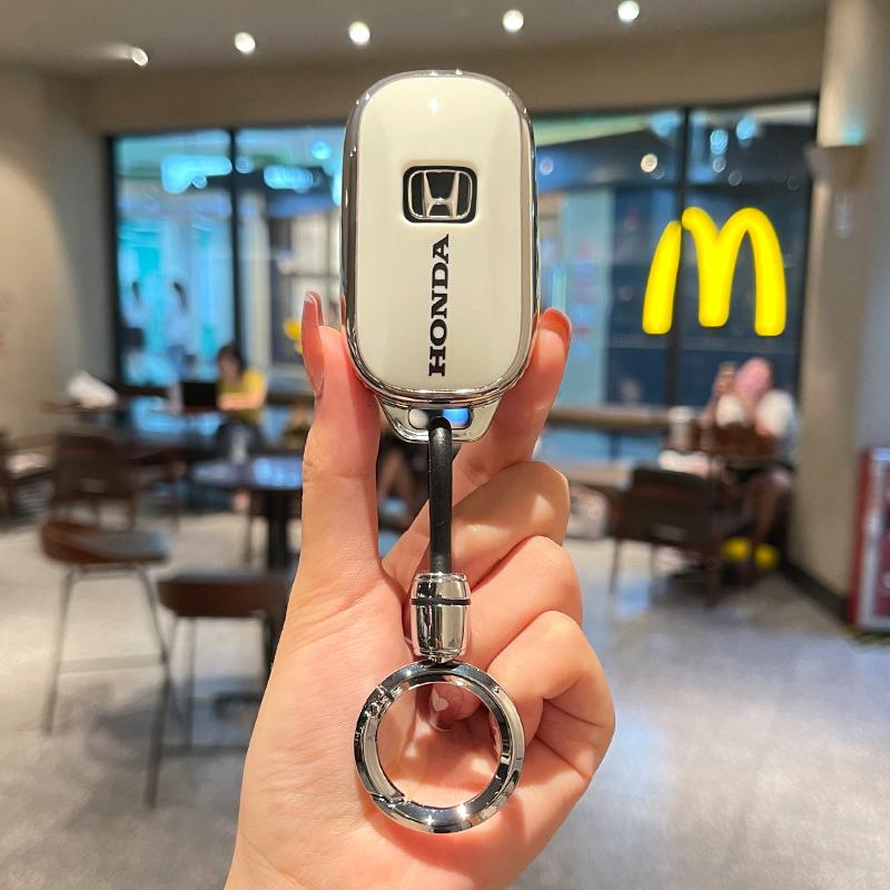 New TPU Car Remote Key Case Cover Holder Shell Fob For Honda Civic 11th 2022 5 Buttons Protector Holder Fob Keyless Accessories