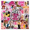 50 Pictures of Cowgirl Personalized Graffiti Decorative Skateboard Suitcase Guitar Computer Stickers