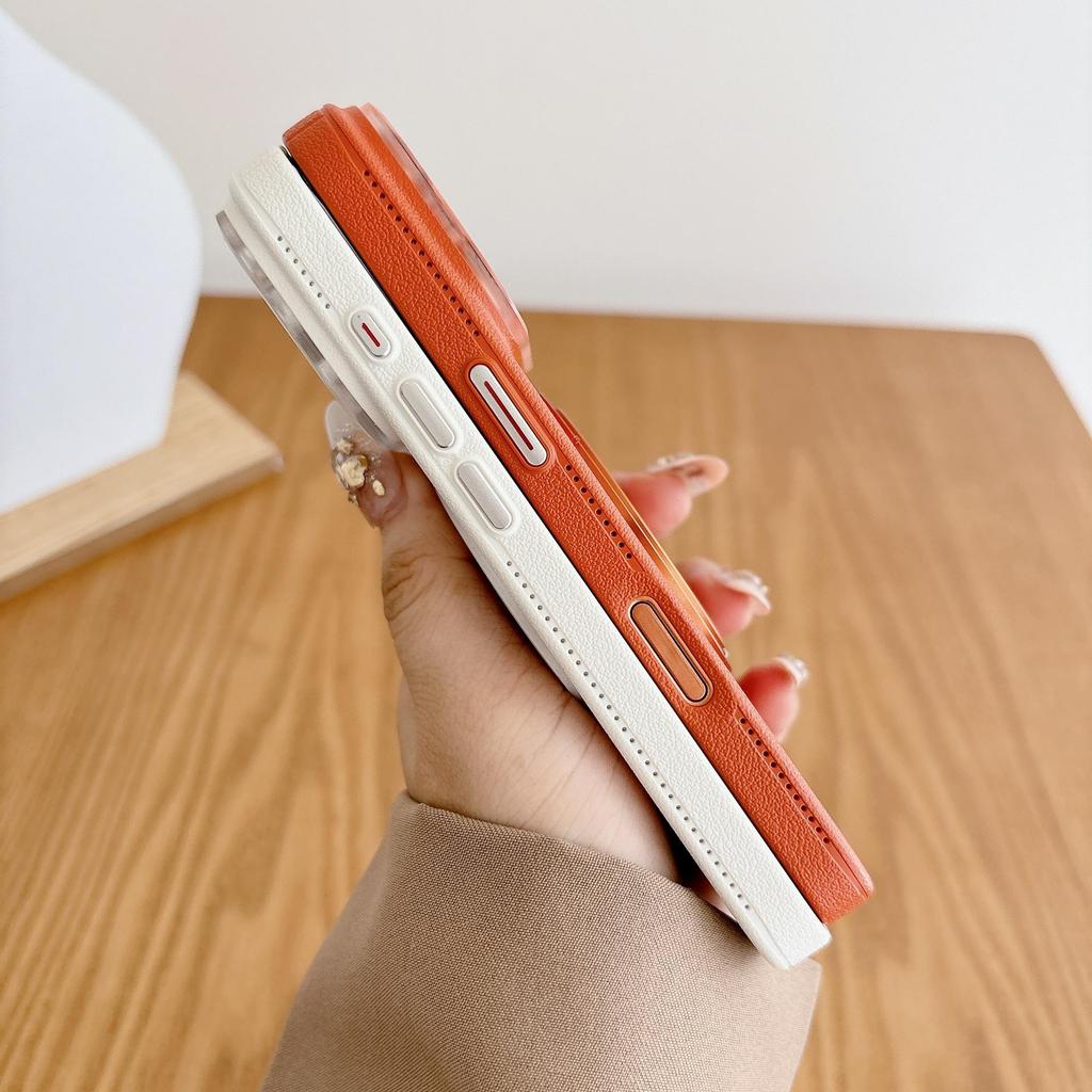 iPhone 17 Pro Max Magnetic Rotating Case with Apple 16 Crystal Lens Protection for iPhone 15/14/13