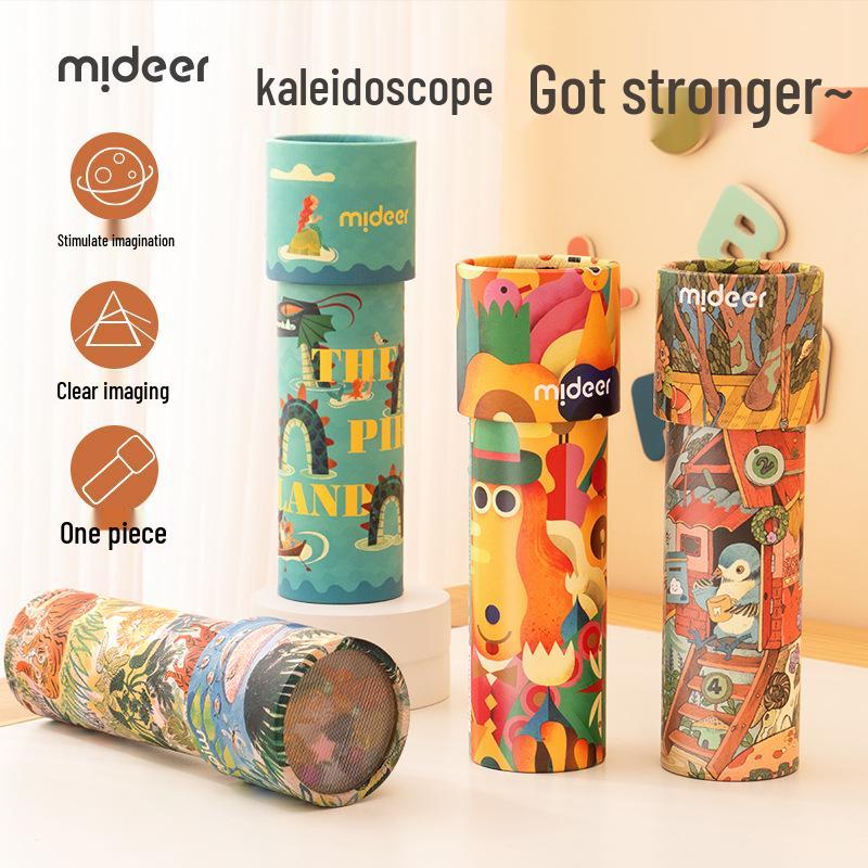 

Mideer DIY Rotating Kaleidoscope Prism Toy for Kids
