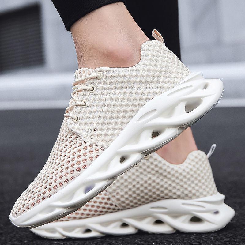 Mesh-Obermaterial Herren Freizeitsneaker Atmungsaktiv Laufen Herren Sportschuhe Bequemes Gehen Günstiger Ausverkaufsschuh im Angebot