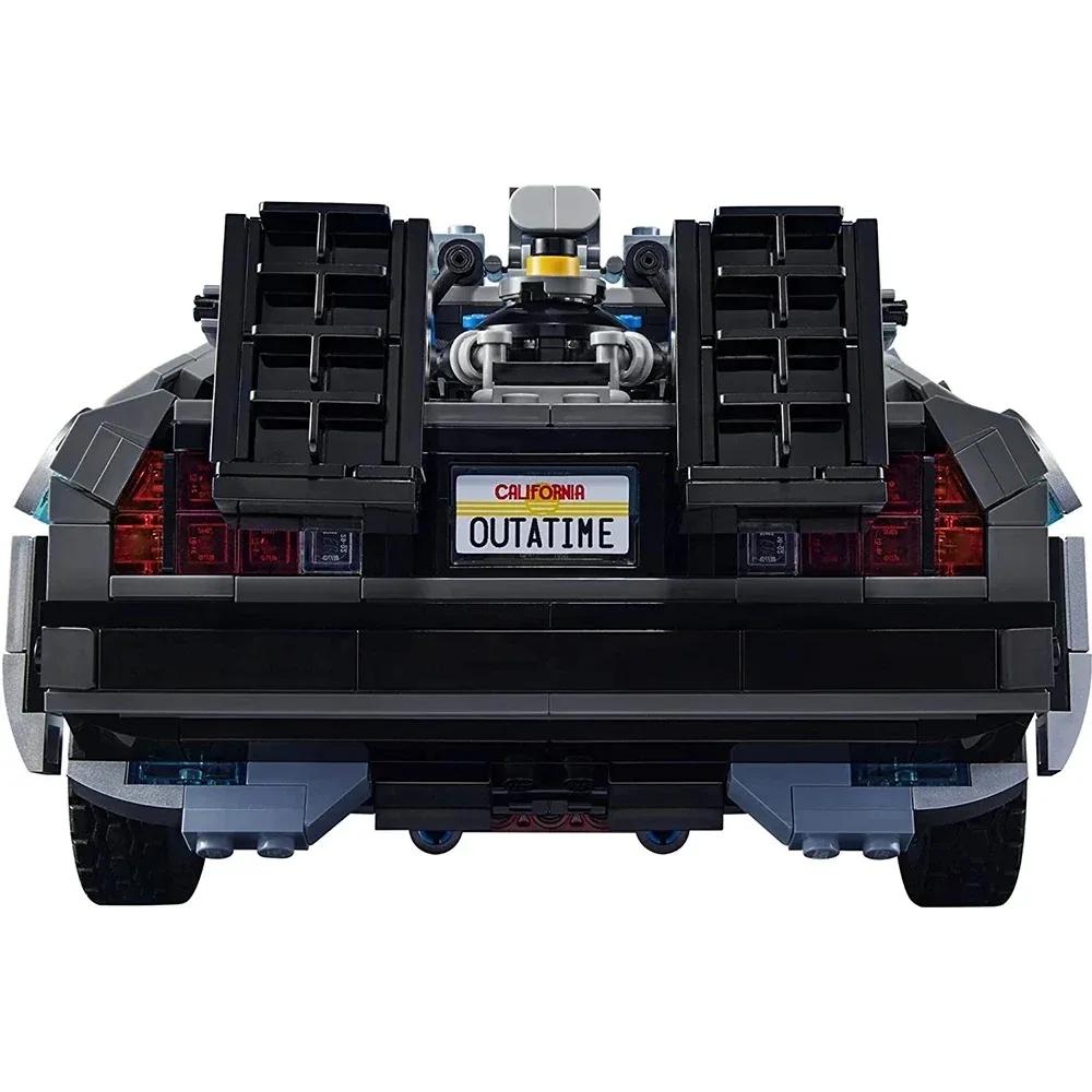 10300 Classic Back To The Future Time Machine Building Block Model Toy Christmas Gift
