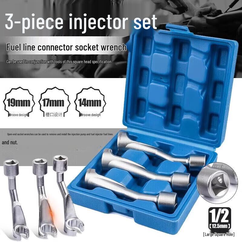 

High-Pressure Diesel Fuel Injector Tube Wrench Set