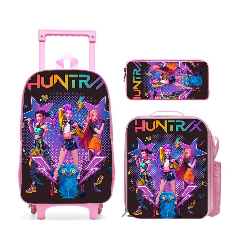 Kpop Witch Hunter Girl Group Schoolbag High Definition Printing Casual Crossing Border Lightweight Tie Rod Backpack One Piece Hair