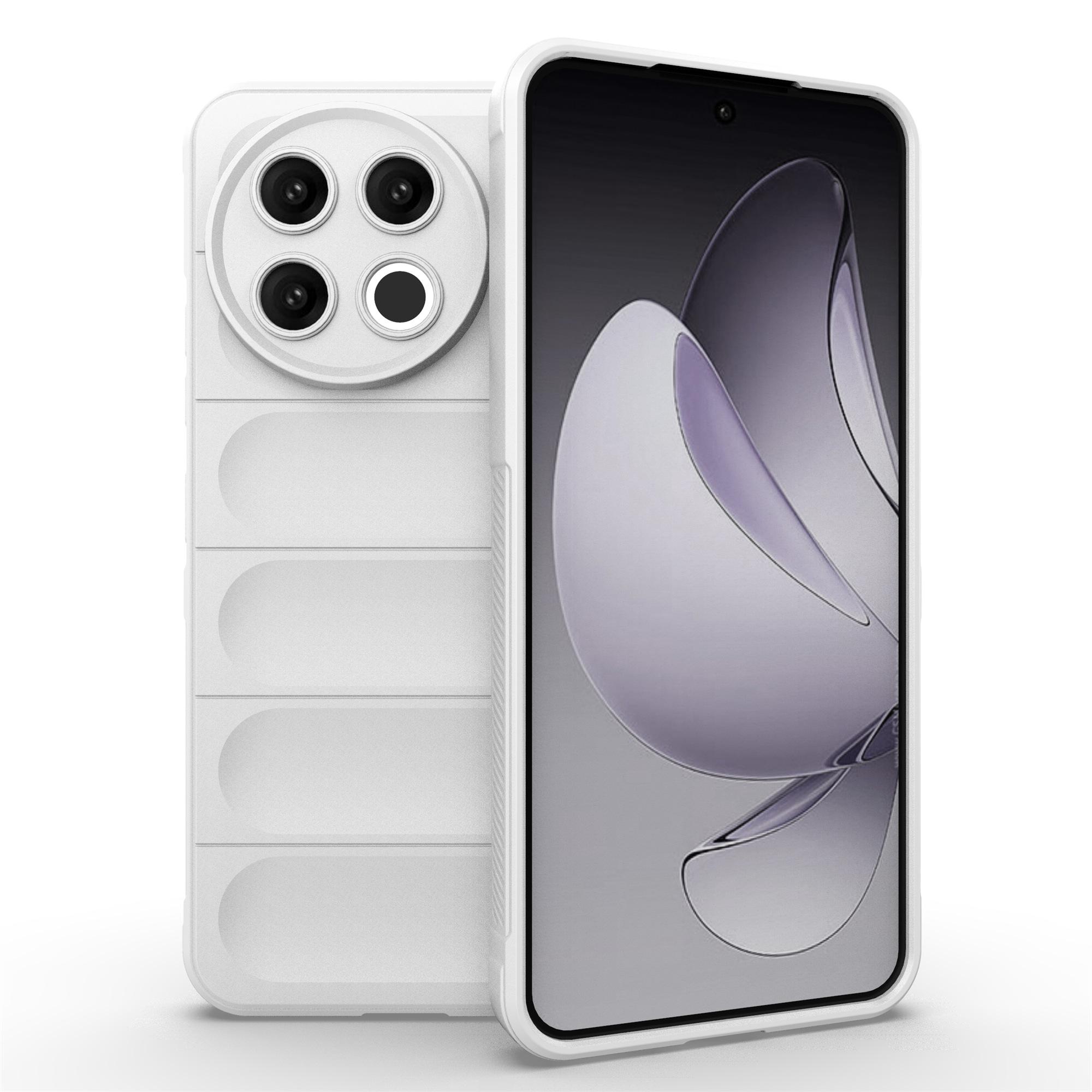 

For TECNO Spark 30 Pro 4G Case Anti-Drop Soft TPU Rugged Phone Back Cover White