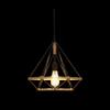 Vintage Industrial Hemp Rope Diamond Chandelier