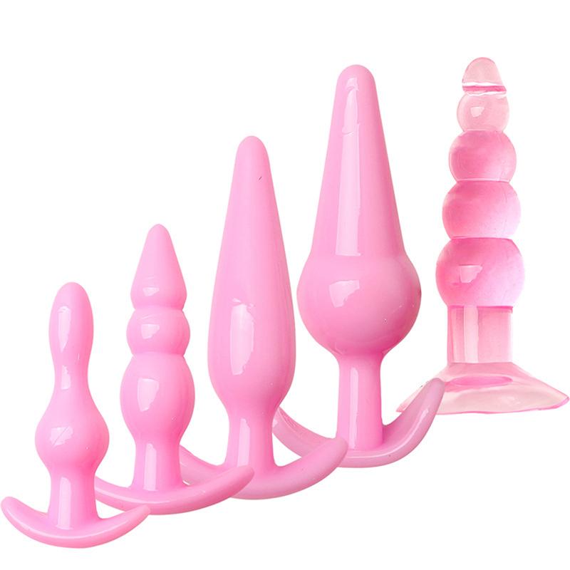 Butt Plug Set 4/5/6/9Pcs Different Shapes Anal Expander Prostate Stimulator Plug Anal Dilator for Adults Sexual Wellness Toys