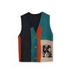 Retro Knitted Vest Cardigan Autumn Winter Loose Small Sweater Tank Women Outwear Sweater