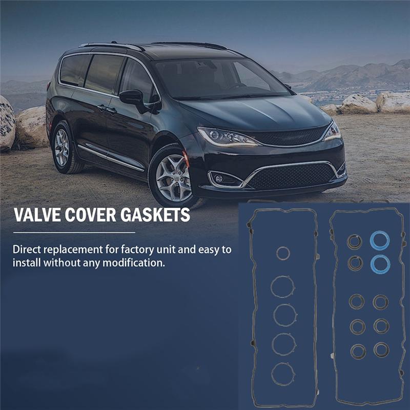 Ac29-VC1184G Valve Cover Gasket With Grommets For Chrysler Pacifica 3.6L V6 DOHC 24V 2017-