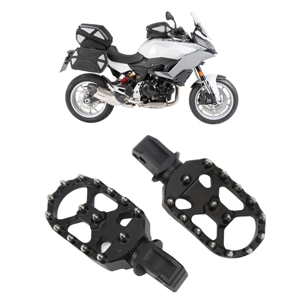 1 Pair Motorcycle Rear Footpegs CNC Aluminum Anodized   Replacement for F900R F900XR 2020‑2022