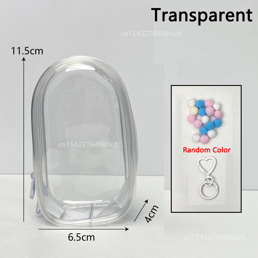 Transparent Dustproof Protective Case for Labubu V4 Series Dolls Protector Organizer Display Storage Box For Labubu Accessories