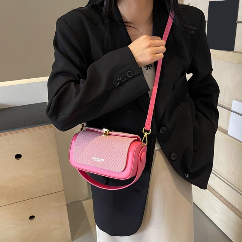 Stylish Vintage Mini Crossbody Bag with a Kiss Lock Featuring a Detachable Top Handle And a Square Design Perfect for Women AVE