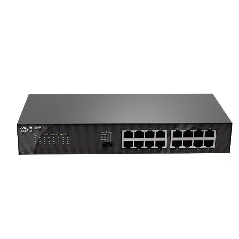 

Ruijie RG-ES116 16-Port 100Mbps Unmanaged Switch
