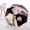 Frieren  pattern, automatic folding umbrella, portable and foldable design, 8 ribs, a Christmas or birthday gift.