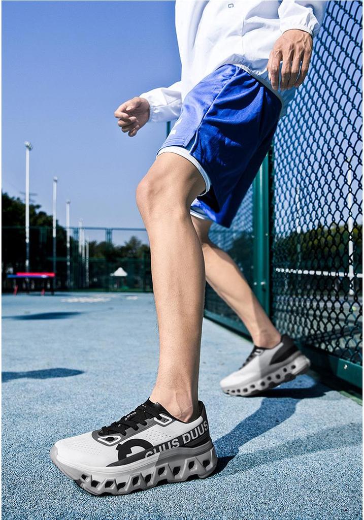 Men's Flyknit Breathable Mesh Marathon Running Shoes - Spring/Summer