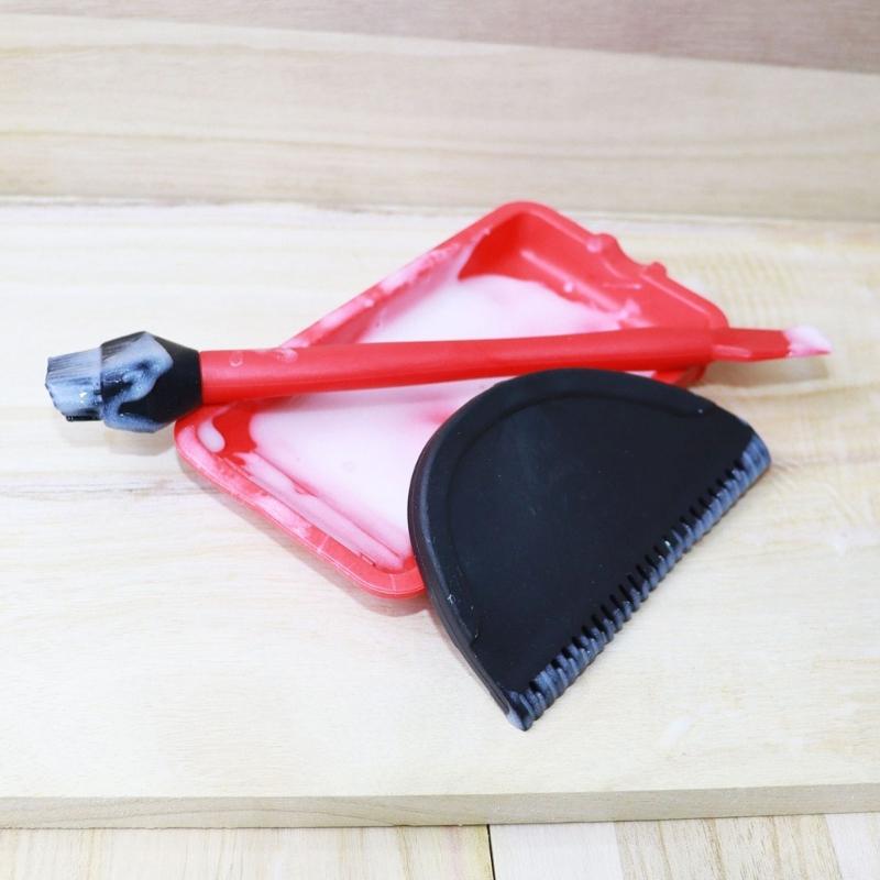 3pcs/Set Silicone Adhesive Dispenser Bottles Suitable For Woodworkers Leakproof Design With Easy Squeeze Functionality