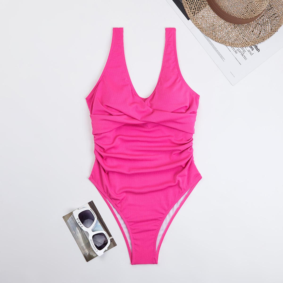 

Купальник женский с разрезом и высокой талией, без рукавов, верхняя рубашка, бикини с принтом и завязками S розы красного