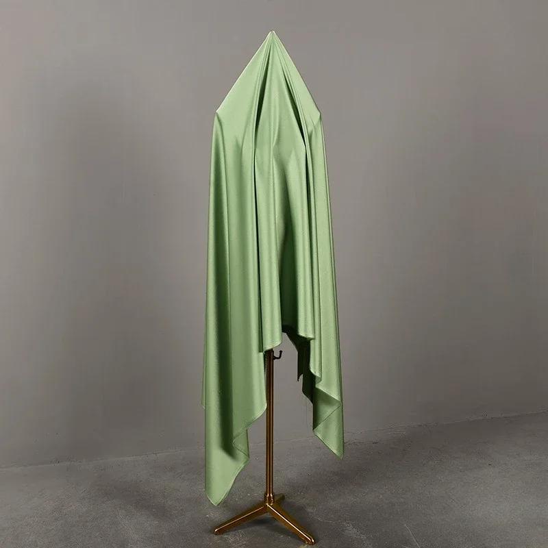 100x150cm Acetate Satin Fabric Double-sided Solid Color Glossy Smooth Skirt Strap Imitation Silk Cloth Apparel for Diy Sewing