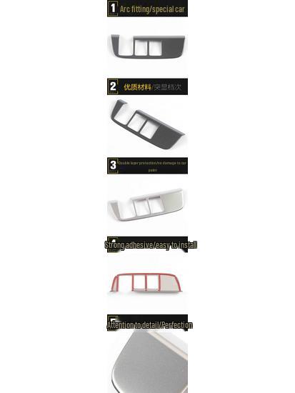 21 Fit Center Console USB Panel Stainless Steel Charger Port Decoration Sticker