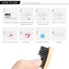 10 Pack Natural Bamboo Toothbrushes Eco Friendly Family Hotel  Charcoal Bamboo Wood Teethbrush For Adults Kids Child