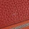Hermes Dogon Long Purse Red Togo Women Used