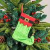 Festival Spotted Christmas Stockings Christmas Gathering Essential Stylish Hanging Stockings with Adjustable Belts