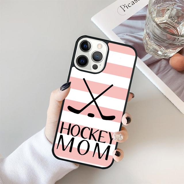 Hockey Canvas Style Phone Case Cover For iPhone 17 Air 15 16e 14 13 12 Pro Max 11 Pro Max Plus Coque Shell