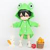 Rabbit Frog Doll Raincoat Windproof Clothing Doll Animal Raincoat Cute OB11 Doll Clothes  Obitsu 11