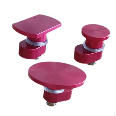 3x Dent Removal Puller Tabs Aluminium Legierung Zubehör Einfach zu Bedienen Rot Professionelle Auto Reparatur