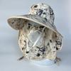 Fashion Flower Bucket Hat Face  Neck Protection Fisherman Hat New Sunscreen Hat  Outdoor Sports