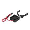 RC Car Accessory Motor Heat Dissipation Cooling Fan (30 * 30 * 10mm With Black Motor Mount)
