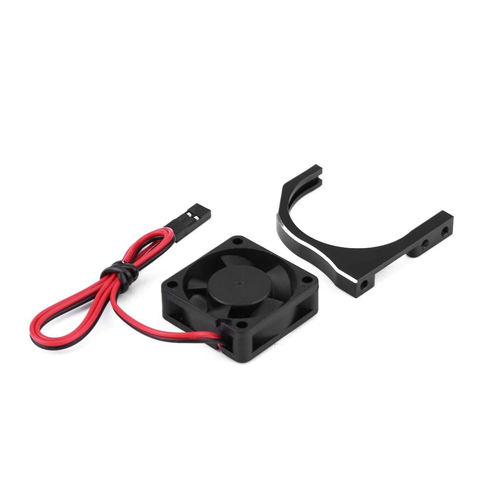 RC Car Accessory Motor Heat Dissipation Cooling Fan (30 * 30 * 10mm With Black Motor Mount)