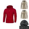 Men's Soft Hooded Pullover Jacket In Fashionable Colors For Stylish Comfort