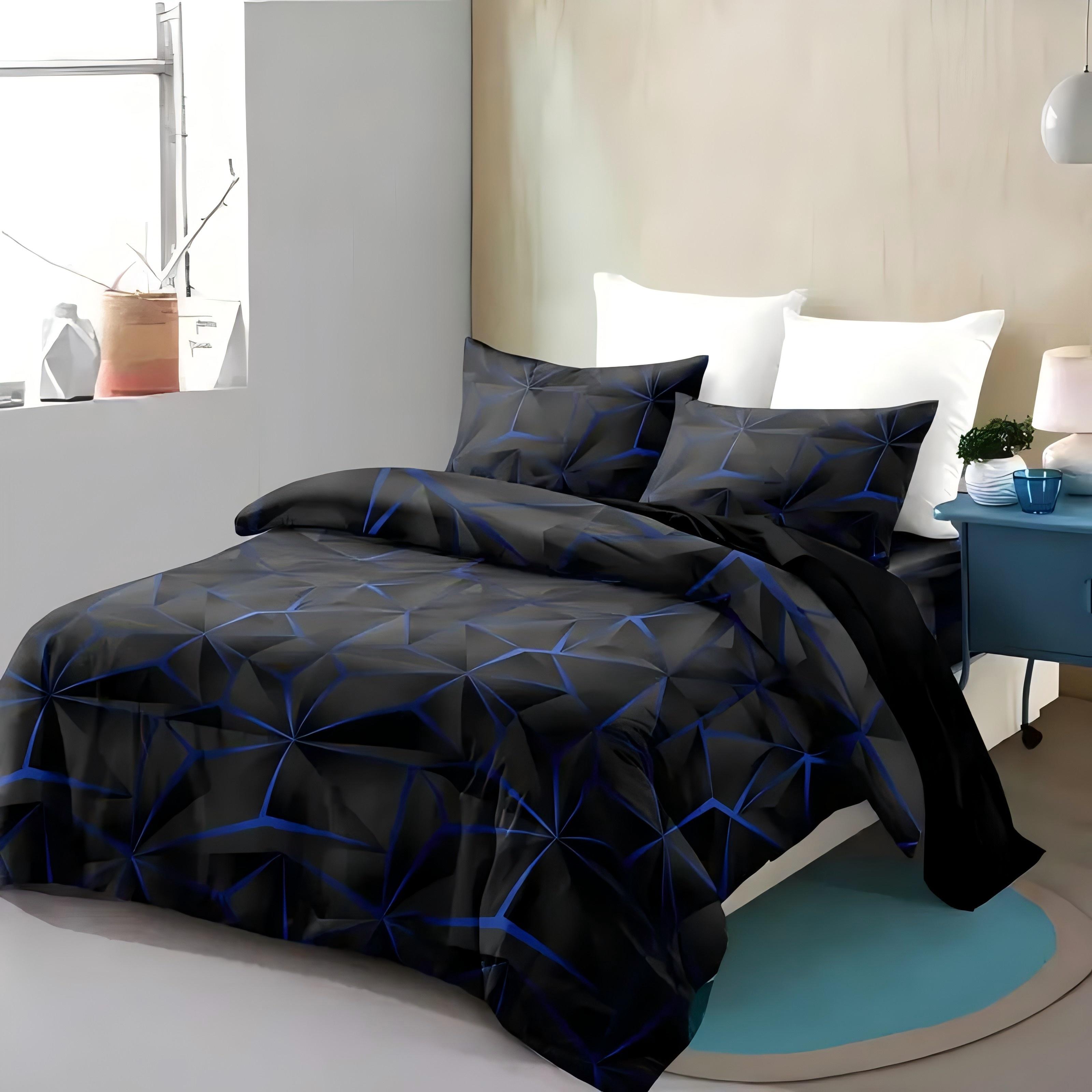 

Geometric Line Grid Pattern 3d Print Quilt Cover All Season Soft Bedding Cover Pillowcase Luxury Home Textiles Duvet Cover Sets EU single(135x200cm)