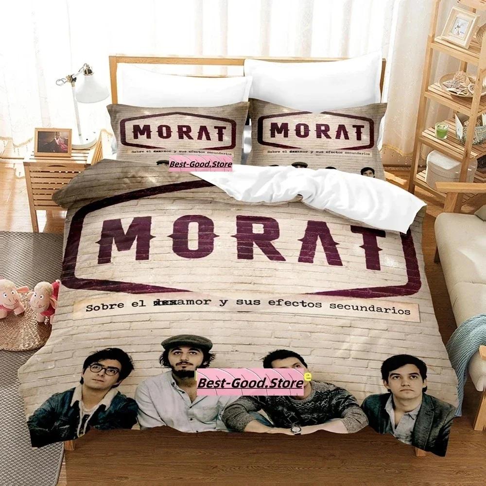Morat Beding Set Single Twin Printed Bed Linen Set With Pilowcase Bed Soft Duvet Cover Soft Single Double Ful Quen Super King-Sized Dimensionsd