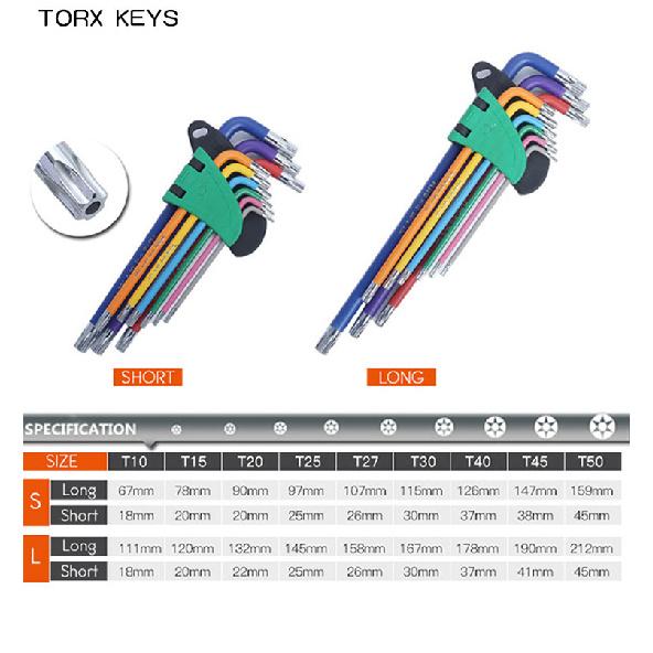 Allen Key Set L Wrench Kit For Allen Screw 9PCS Long Arm Hex Key Set 1.5mm To 10mm Hexagon Spanner Hand Tools For Bicycle Repair Thread Lock3