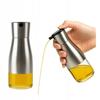 2X Dozownik Do Oliwy Octu Oleju 320 Ml Butelka Szklana Z Metalowa Zakrętką