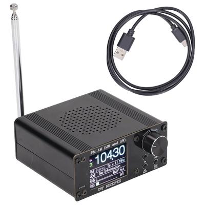 Atyhao FM AM Receiver 150K-108MHz Portable Design with Intuitive Bar Graph Indicator