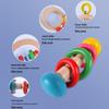 Wooden Baby Rattle: Soothing Educational Toy for Boys and Girls, Ages 0-8 Months