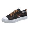 Bear Canvas Shoes Women's Spring and Autumn White Shoes Versatile Student Casual Shoes Sneakers