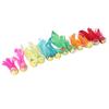 12Pcs Artificial Bird Decor Simulation Bird with Clip Decoration Ornament for Home Garden