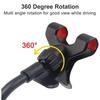 Universal Rotating Car Phone Holder - 360° Swivel Windshield/Dashboard Mount for GPS & Smartphones (Auto Accessory)