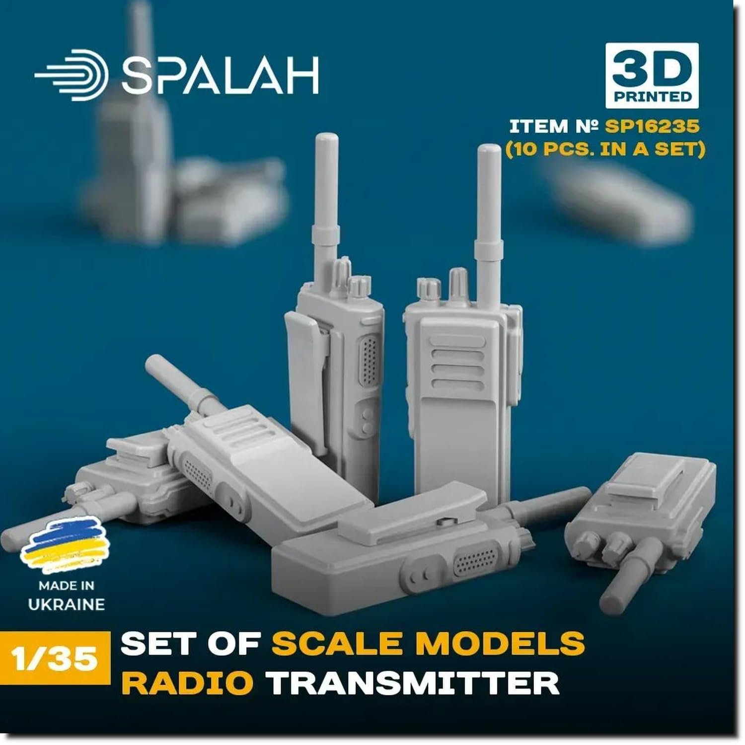 

Спаллах Трансивер Набор из смолы SPU16235 1/35 10 штук (Декорации)