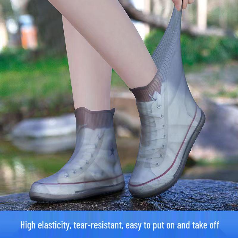 Wasserdichte Rutschfeste Unisex Silikon Regenstiefelüberzieher - Verdickt, Abriebfest, Outdoor-Schutz.