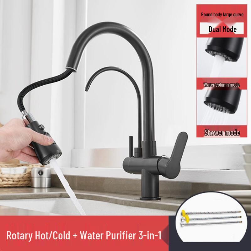 VEMUSE Kitchen Sink Pull-Out Faucet