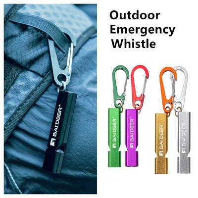 Multi-Function Outdoor Emergency Survival Whistle Portable High Decibel Metal Whistle Camping Hiking For Children Adult