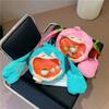 Hatsune Miku Backpack With Plush Material Large Capacity For Daily Use